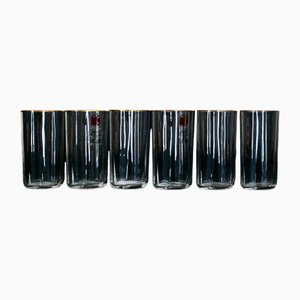 Museum Murano Glass Drinking Glasses by Moretti, Set of 5