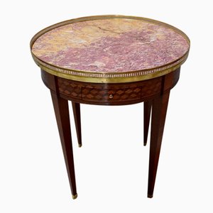 Louis XVI Bouillotte Tisch aus Mahagoni, Frühes 20. Jh.