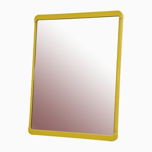Yellow Frame Mirror from Metalplastica, 1970s