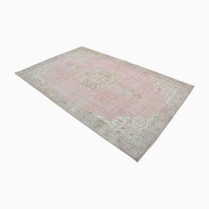 Distressed Overdyed Hand Woven Area Rug, Turkey