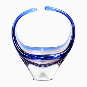 Art Glass Bowl by Frantisek Zemek for Sklana Mstisov, 1960s