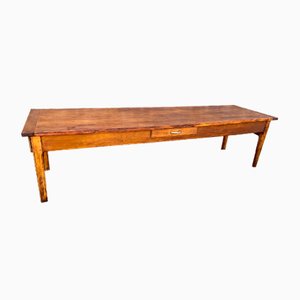 Large French Farm Table, 1930s