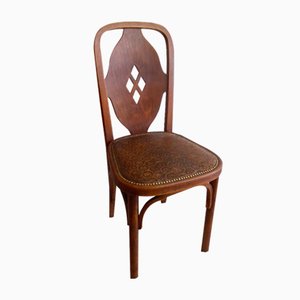 Chaise Art Nouveau No. 384 par Josef Hoffmann Chairs pour J & J. Kohn, 1890s, Set de 6