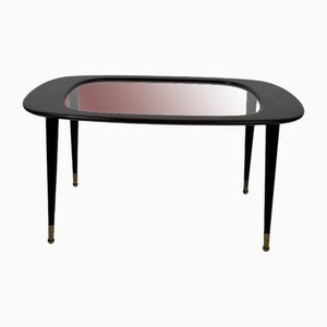 Italian Coffee Table in Glass and Brass, 1940