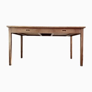 Danish Nordic Oak Desk in the style of Hans J. Wegner
