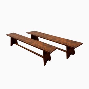 Rustic Benches, 1970s, Set of 2