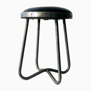 Industrial Black Stool, 1950s