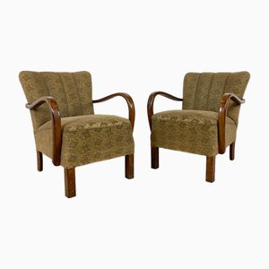 Vintage Armchairs with Bentwood Frame, Set of 2