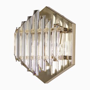 Prism Wandlampe im Stil von Venini, 1970er