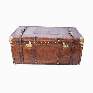Vintage English Steamer Trunk Box