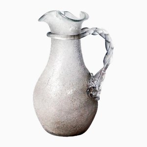 Large Frosted Granite Cold Duck Pitcher