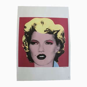 After Banksy, Kate Moss, 1980er, Lithographie