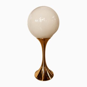 Brass Light with Sphere Glass