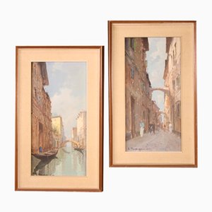 Italian Artist, View of Venice, 1960, Oil on Canvas