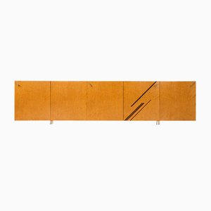 Sideboard Model Birds-Eye in Maple by Giovanni Offredi for Saporiti, Italy, 1970s