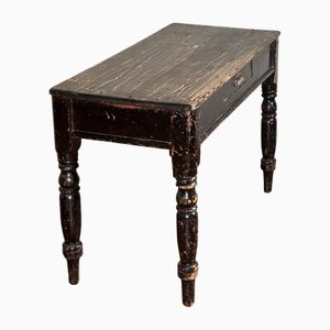 Antique Painted Pine Console Table, 1800s