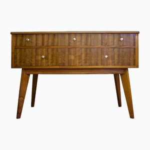 Walnut Compact Sideboard from Morris of Glasgow, 1950s