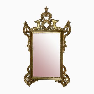 Late 800 Baroque Frame in Gold Leaf, Italy, 800s