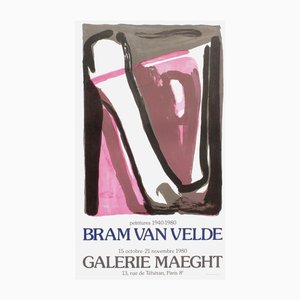 Bram Van Velde, Expo 80, 1980, Affiche Originale