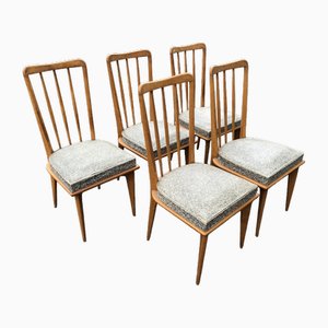 Charles Ramos Chairs, 1950s, Set of 5