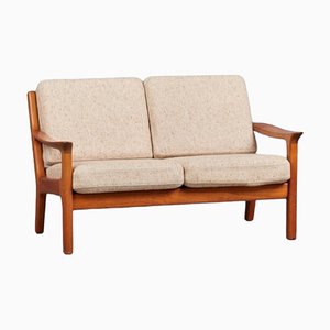 Mid-Century Danish 2-Seat Teak Sofa by Jens-Juul Kristensen for Glostrup