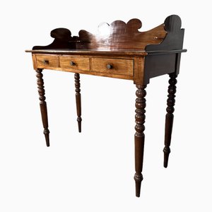 Galleried Mahogany Console Table