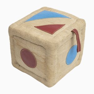 Giocattolo terapeutico a forma di cubo vintage di Renate Müller per H. Josef Leven, Sonneberg, anni '60