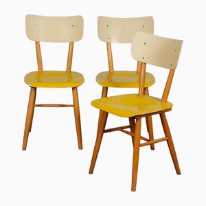 Vintage Chairs from Ton, 1960s, Set of 3