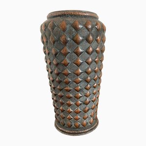 Italian Floor Vase in Copper, 1950s