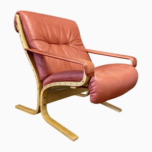 Scandinavian Leather Chair, 1960