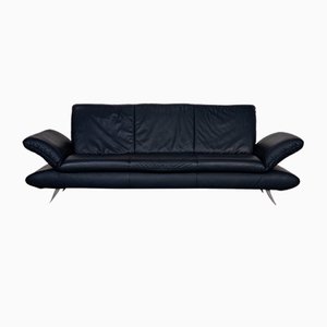 Leather 3-Seater Sofa in Dark Blue from Koinor Rossini