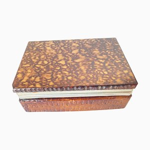 Onyx Box in Brown, Italy, 1970s