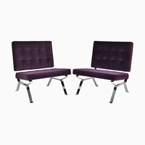Set of Mid-Century Italian Lounge Chairs by Gastone Rinaldi, 1950s