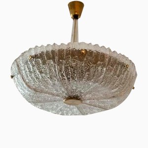 Large Crystal Embassy Chandelier by Carl Fagerlund for Orrefors