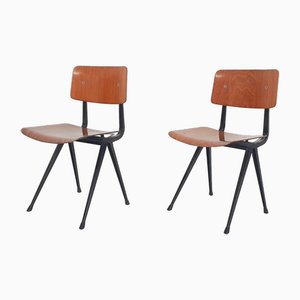 Model Result Dining Chairs attributed to Friso Kramer for Ahrend, the Netherlands ,1970s, Set of 2