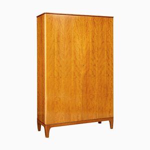 Mid-Century Birch Wardrobe by Oscar Nilsson Nordic Company, 1890s