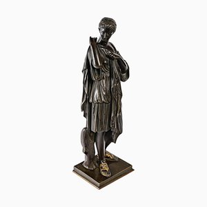 Escultura de bronce de Artemisa de Edouard Henri De Le Salle
