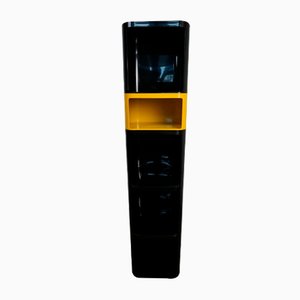 Shelf System in Black and Yellow from Kartell Componibili, 1970s