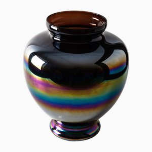 Vase aus Muranoglas von Sergio Asti für Venini, 1980er