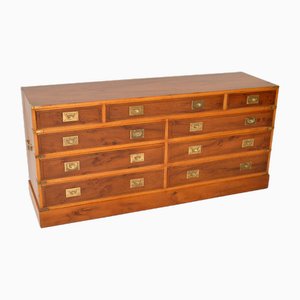 Yew Military Campaign Sideboard, 1950