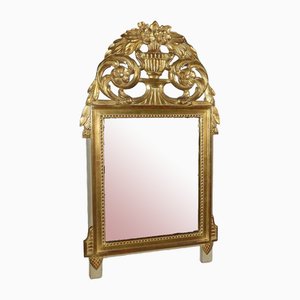 Specchio Luigi XVI in legno dorato, inizio XX secolo, fine XIX secolo