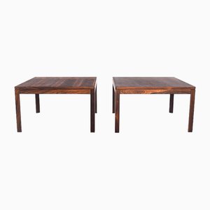 Danish Modern Rosewood Side Tables, 1960, Set of 2