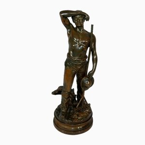 E. Constant Favre, Le Moissonneur, Début des années 1900, Bronze
