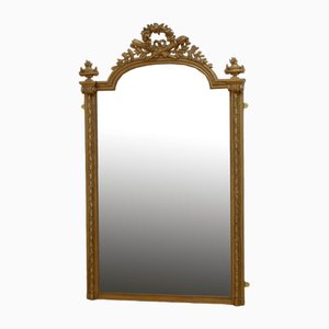 Antique French Gilded Pier Mirror, 1890