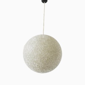 Granulate Ball Ceiling Lamp attributed to Erco Leuchten, Germany, 1960s