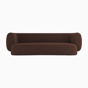 Collector Hug Sofa in Dark Brown by Ferrianisbolgi