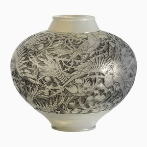 Opalisierende Aras Nr. 919 Vase von René Lalique, 1920er