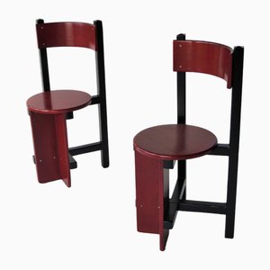 Modernist Bastille Side Chairs by Piet Blom, 1960s, Set of 2