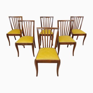 Mid-Century Scandinavian Modern Dining Chairs, 1950s, Set of 6
