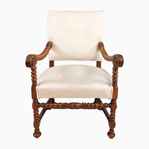 French Louis XIII Style Armchair, 1960s